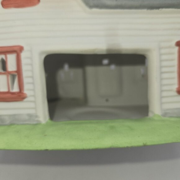 Partylite Village Farmhouse Ceramic Porcelain Tealight Candle Holder PO532 EUC 1 - Picture 10 of 12